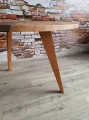 Oak table with resin infused in the top - Blackriver