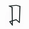 Industrial bathroom hanger - Derry, black frame