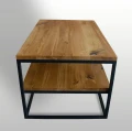 Oak coffee table with a shelf - Galway