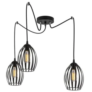 Nowoczesna lampa typu pająk Blanco Z3 loft