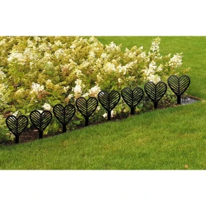 Minimalistyczny zestaw dekoracyjnych obrzeży ogrodowych