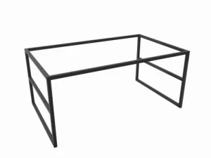 Metal frame - coffee table with a shelf Dover