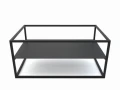 Metal frame - coffee table with metal shelf Trenton