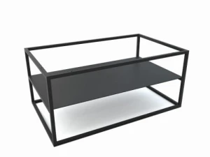 Metal frame - coffee table with metal shelf Trenton