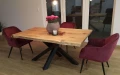 Oak dining table Wicklow, offlis edge (natural)