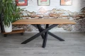 Oak dining table Wicklow, 40 degree edge