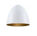 Nowoczesna lampa Egg XL White-Gold 9025