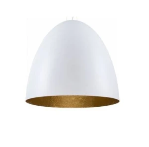 Nowoczesna lampa Egg XL White-Gold 9025
