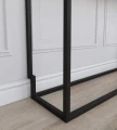Merrion Industrial console table, cut-out for a skirting board