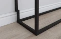 Industrial console with RTV shelf Vibo, cut-out for skirting board