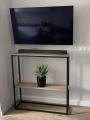 Industrial console table - Merrion with a shelf- customer's design