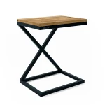 Custom-made laptop table with an oak top  - Brixton X