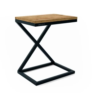 Custom-made laptop table with an oak top  - Brixton X