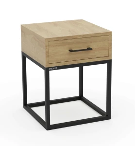 Bedside table with drawer - Bedford
