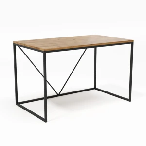 Industrial desk with an oak top -  Astwood