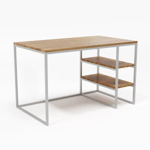 Industrial desk with an oak top - Atlanta