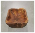 Handmade teakwood square bowl - Muriel