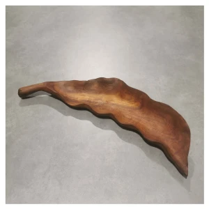 Handmade teakwood tray - Vereda