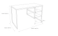 Industrial custom-made desk - Dominick