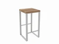 Industrial custom-made bar stool Devon