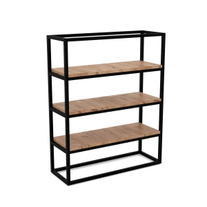 Regał z półkami dębowymi Newport Mini