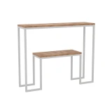 Dębowa konsola z półką Merida