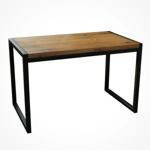 Custom-made loft-style oak desk - Athena