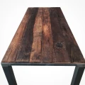 Available in stock - Table made of old oak wood - Blackwood