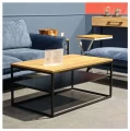 Available in stock - Industrial coffee table with a metal shelf -Trenton