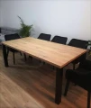 Customized dining table with oak top - Collosal