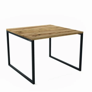 Loft style coffee table with an oak top - Costa Lane