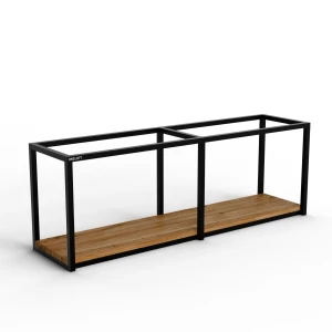 Loft style oak kitchen shelf - Timber (1)