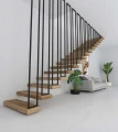 Industrial balustrade with metal lamellas - Balla