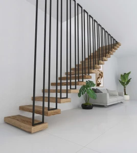 Industrial balustrade with metal lamellas - Balla (1)