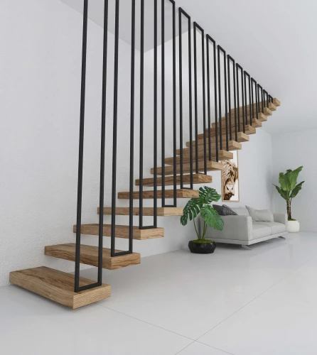 Industrial balustrade with metal lamellas - Balla