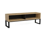 Loftowa konsola RTV z wnęką na wymiar -  Troy 