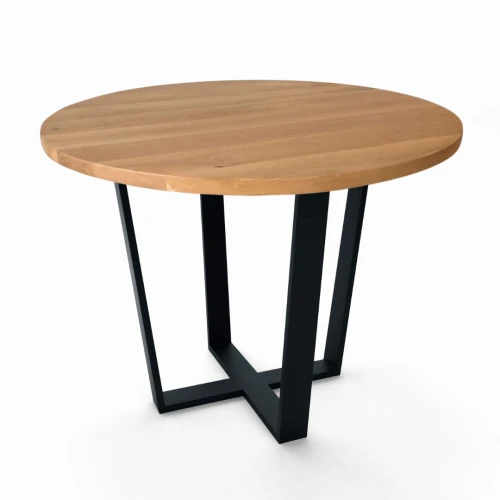 Okrągły dębowy stół jadalniany Midland