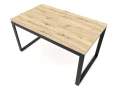 Extendo - Industrialny rozkładany stół jadalniany, bez dostawki