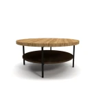 Industrial custom-made coffee table - Panel (1)