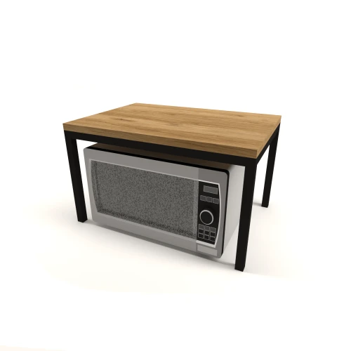 Industrialna nadstawka na mikrofalówkę - Citizen, blat dąb pradawny