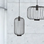 Industrialna lampa Cage Black 6844