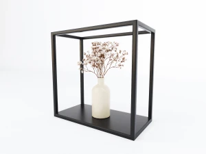 Industrialna półka z blatem z blachy -  Bersay