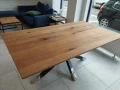 Dębowy stół Antrim 180x100 cm, podstawa typu pająk