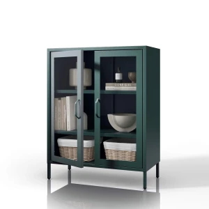 Zielonobutelkowa szklana witryna - Gina Modern 