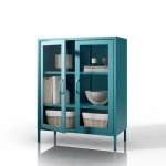 Morska metalowo szklana witryna - Gina Modern  