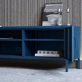 Szafka RTV z półkami granatowa Rosaria