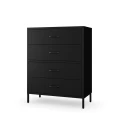 Carla Modern komoda czarna loft metalowa.jpg