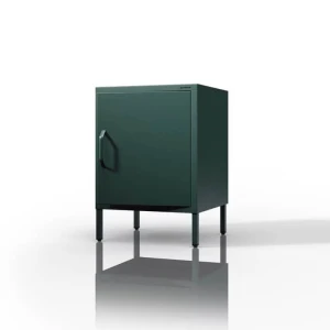 Zielona szafka nocna w stylu loft - Mia