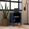 Mała granatowa szafka do salonu w styliu loft - Mia.jpg