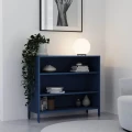 Luca - niski regał metalowy granatowy, do minimalistycznego salonu.jpg